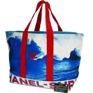 CHANEL SOLD OUT Surf Canvas Jumbo XL Maxi Tote